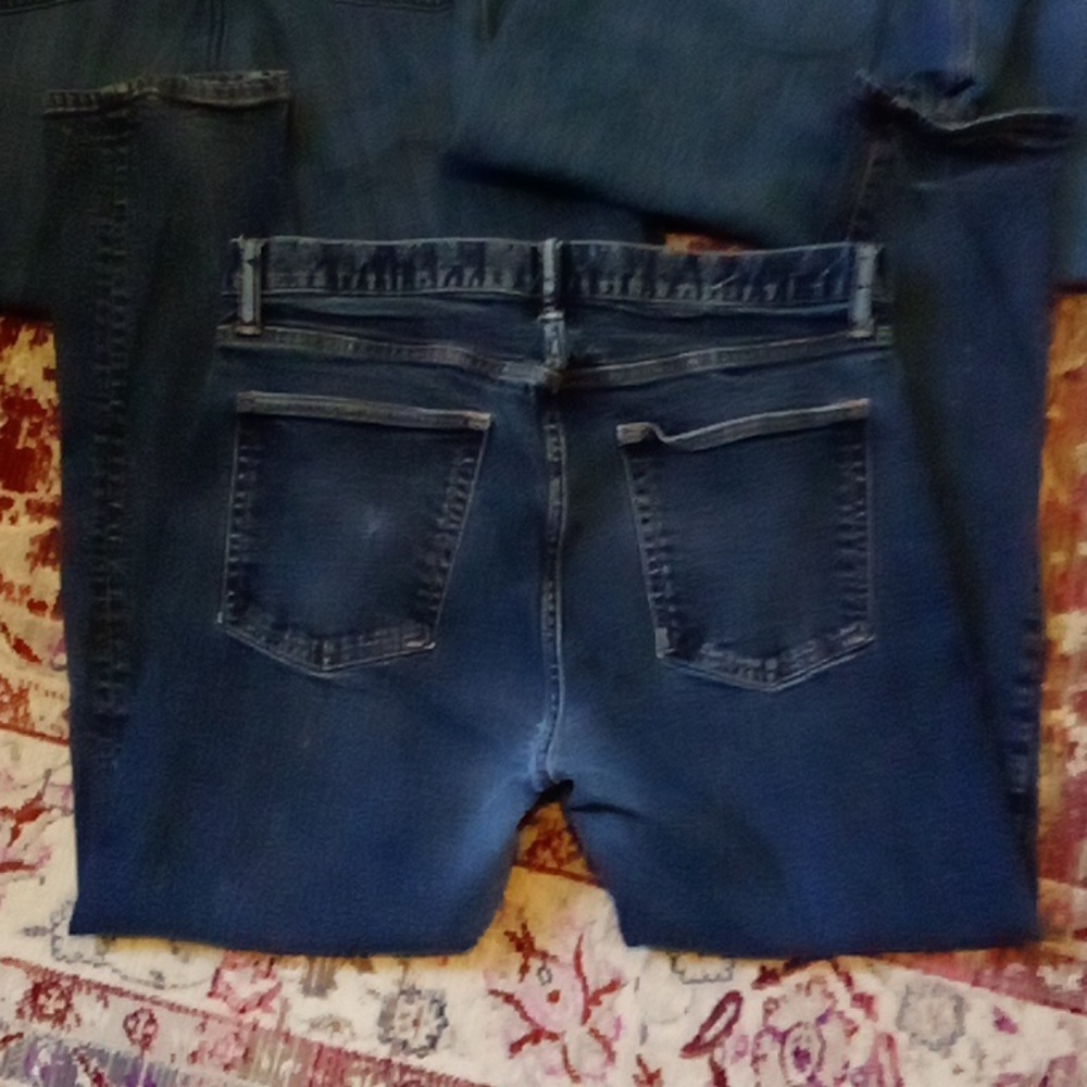 Blue Jeans Bundle 32" Waist 30" L Gap Lucky Brand & Denim Great Condition - Picture 4 of 10